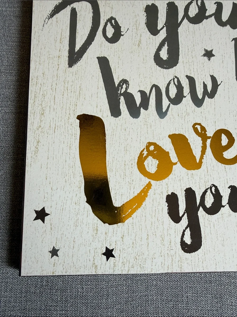 Twinkle Little Star Gold & Gray Wall Sign Art   - Nursery Wall Decor